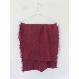 Maroon Infinity Scarf